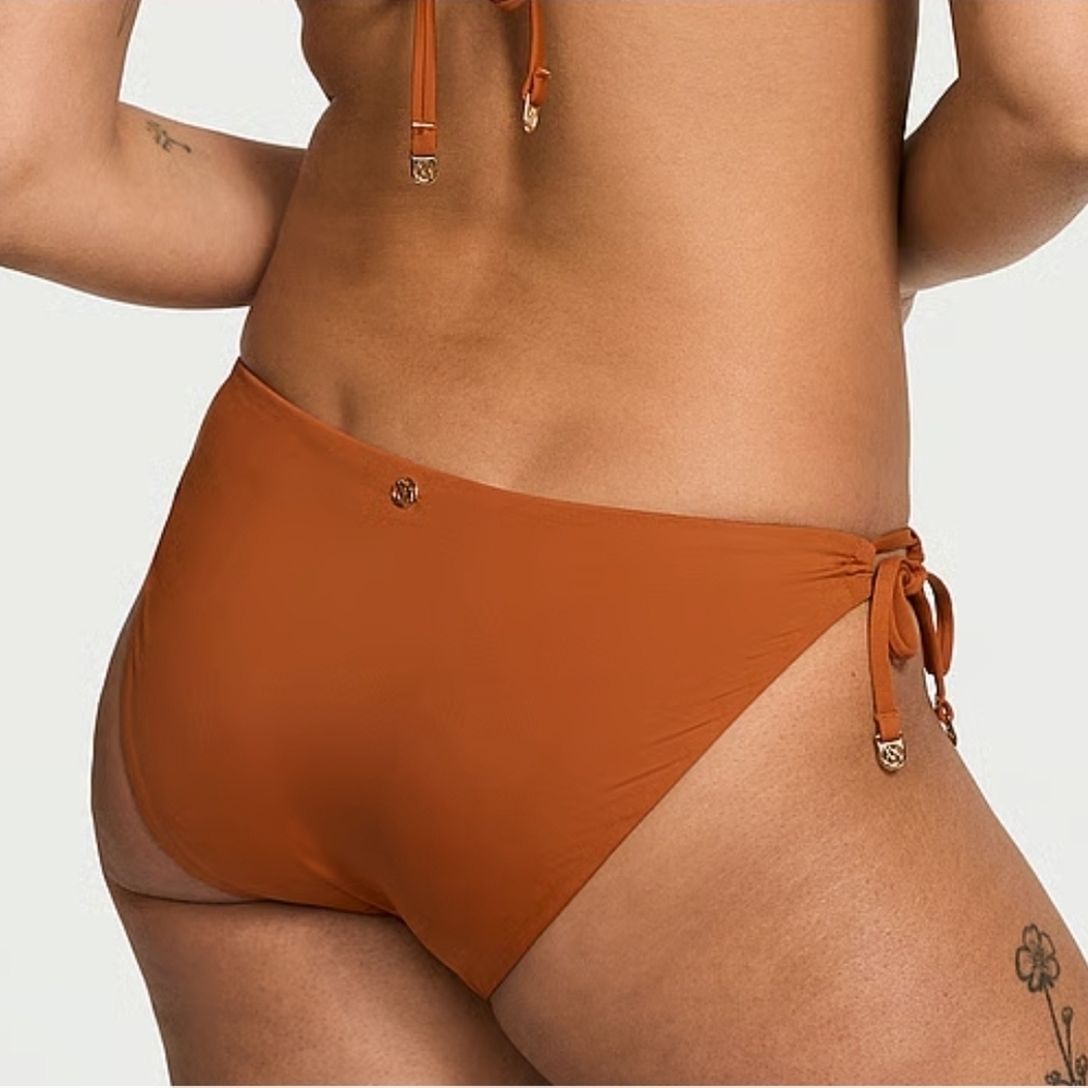 Victoria's Secret Apple Cinnamon Diamante Side-Tie Bikini Bottom - Picture 2 of 2